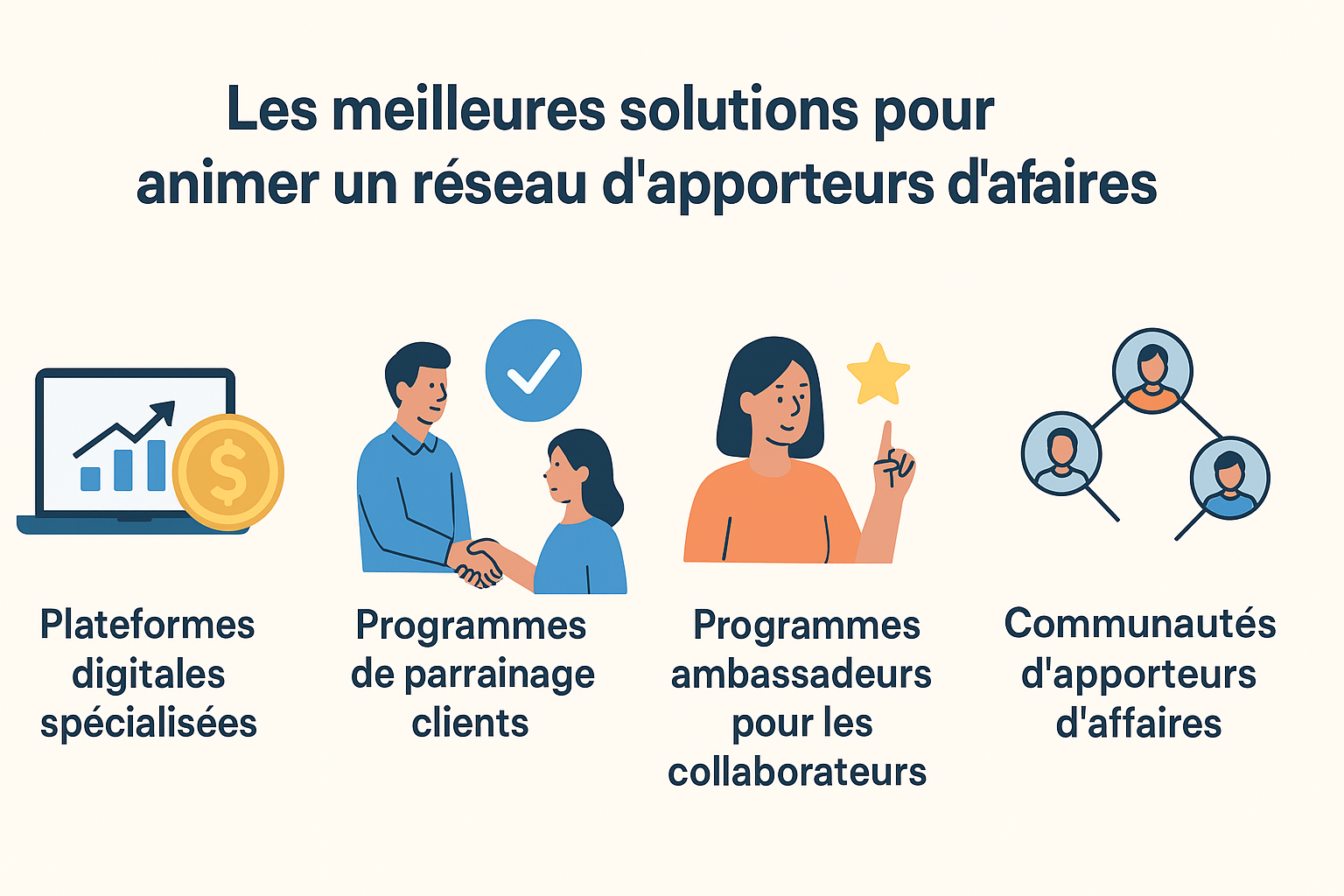 animer un réseau d’apporteurs d’affaires clients et collaborateurs