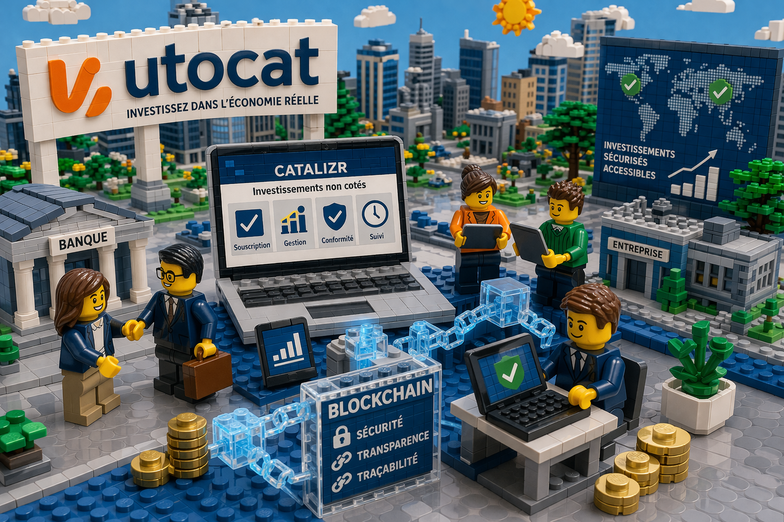 Utocat : la fintech qui transforme l’investissement non coté grâce à la blockchain