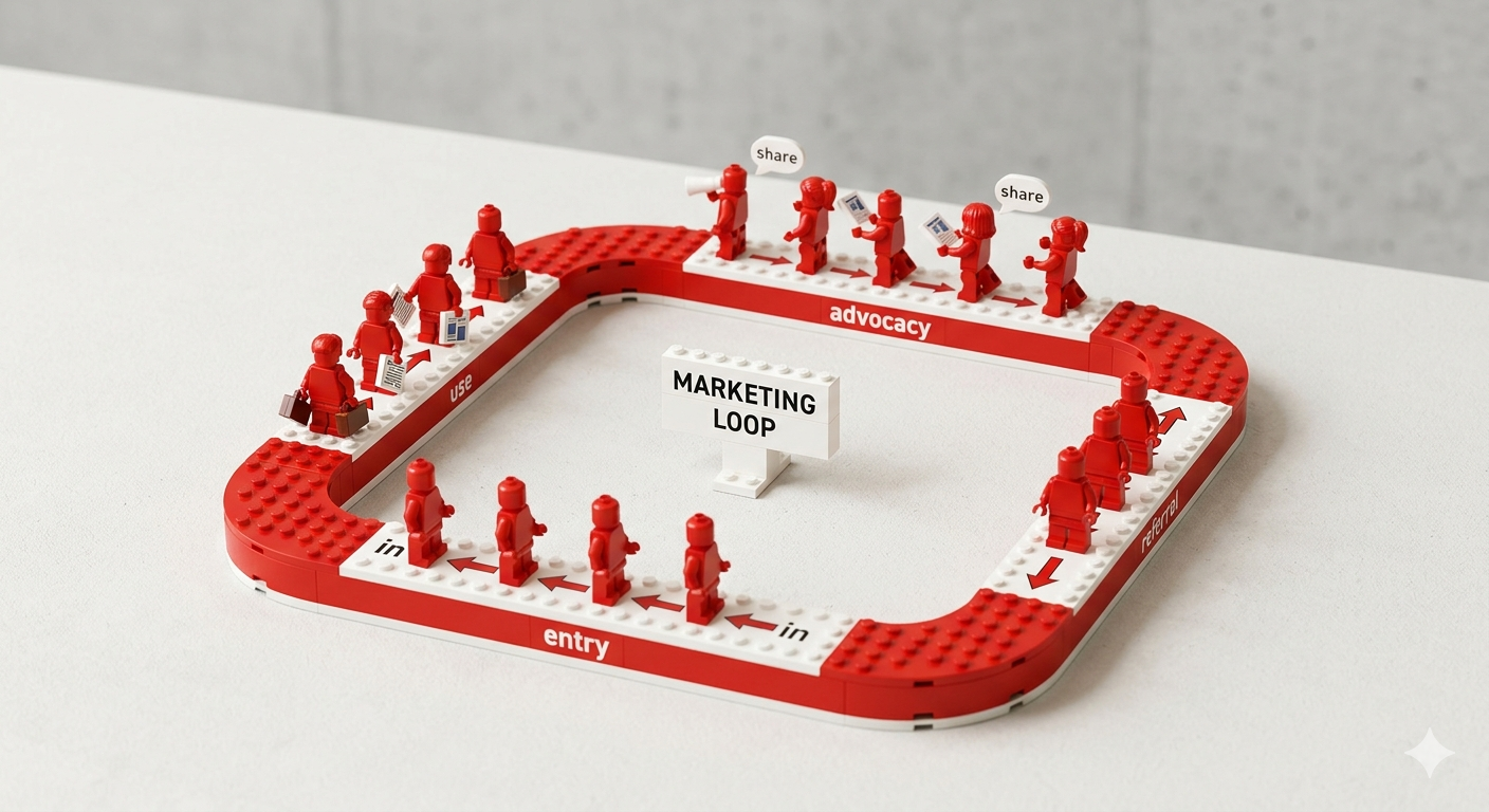 L&rsquo;Ingénierie du Marketing Loop : Architecturer une Croissance Exponentielle et Durable