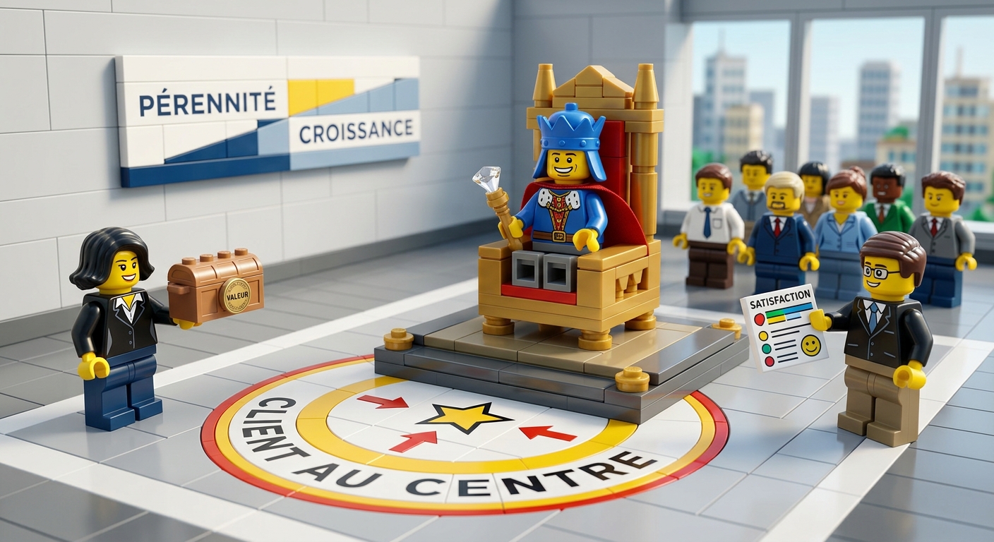 La centricité client comme moteur ultime de pérennité et de croissance rentable