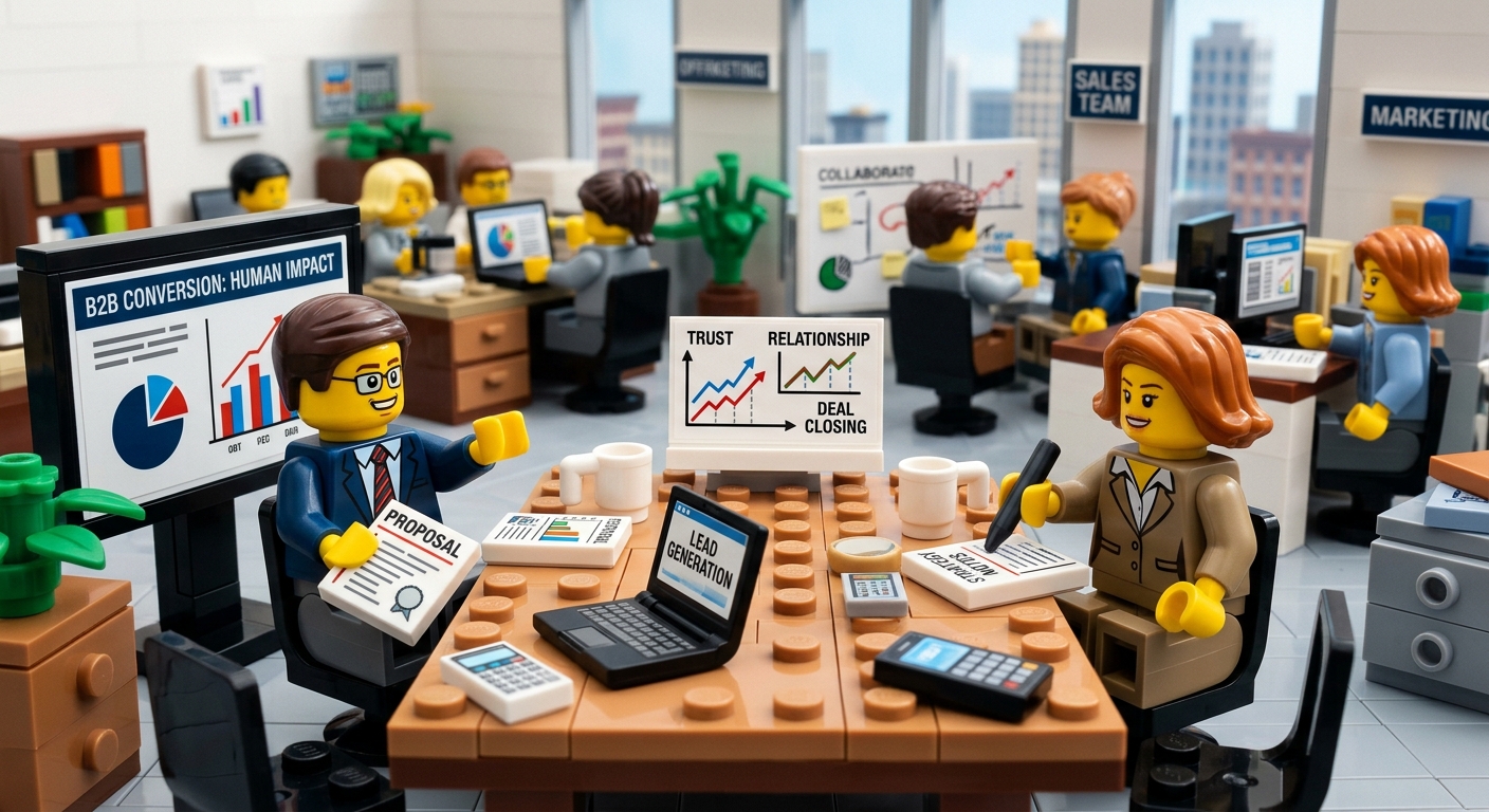 L&rsquo;Impact de l&rsquo;Intervention Humaine sur le Taux de Conversion B2B